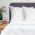 Комплект постільної білизни Homla LOSANGE 160x200 см Білий 213450 фото - 5