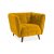 Крісло м'яке Signal Castello 1 Velvet Каррі CASTELLO1V68
