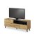 Тумба під ТВ Halmar Nest RTV-1 | Дуб лефкас / Чорний V-PL-NEST-RTV-1