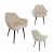 Обеденный стул Kontrast JULIA Бежевый Обеденный стул Kontrast JULIA Бежевый 5.90.49628