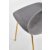 Обідній стілець Halmar K-381 Welur Сірий V-CH-K/381-KR-POPIEL фото - 7