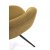 Обідній стілець поворотний Halmar K546 Гірчичний V-CH-K/546-KR-MUSZTARDOWY фото - 10