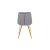 Обідній стілець Mebel Elit CARO Welur Сірий - 3 Обідній стілець Mebel Elit CARO Welur Сірий ME.CARO/P/ZL/V/K фото - 3