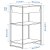 Стеллаж JOSTEIN Белый - 3 IKEA Стеллаж JOSTEIN Белый (ИКЕА ЖОСТЕЙН) 29437181 фото - 3