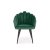 Обідній стілець Halmar K-410 Welur Темно-зелений - 5 Обідній стілець Halmar K-410 Welur Темно-зелений V-CH-K/410-KR-C.ZIELONY фото - 5