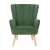 Крісло м'яке Homla MILLS Welur Зелений 218189 фото - 2