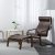 IKEA Крісло-качалка з підставкою POANG Темно-коричневий (ИКЕА ПОАНГ) 19551073 фото - 8