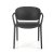 Садовий стілець Halmar K491 Чорний V-CH-K/491-KR-CZARNY фото - 2