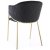 Обідній стілець Signal BONO Velvet Чорний BONOVZLC фото - 3