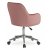 Офисное кресло Mebel Elit TOM Welur Розовый - 3 Офисное кресло Mebel Elit TOM Welur Розовый ME.TOM/R/CH/V/FO фото - 3