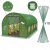 Парник теплиця Garden Line NEW 4x2,5x2 м Зелений TUN3069