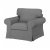 IKEA Кресло мягкое EKTORP Серый (ИКЕА ЭКТОРП) 09319881