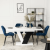 Обідній стілець Mebel Elit LUCKY Welur Синій ME.LUCKY/GR/V/K фото - 6