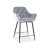 Барный стул Signal Cherry H-2 Velvet Серый CHERRYH2VCSZ