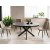 Раскладной обеденный стол Signal PORTO Ceramic Marmur Черный PORTOCC120 фото - 7