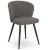 Обідній стілець Mebel Elit HAILEY Velvet Сірий ME.HAILEY/P/SZTR/K