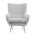 Крісло м'яке Homla SAMMAS Світло-сірий 211299 фото - 2