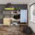 Столешница Halmar MOBIUS 2S 110х55 см Серый V-PL-MOBIUS-BIURKO_2S-SZARY фото - 2