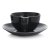 Чашка з блюдцем Duka Time 150 мл | Чорний 1218965 фото - 3