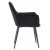 Обідній стілець Chomik CHERRY Welur Чорний - 3 Обідній стілець Chomik CHERRY Welur Чорний FAT2982 фото - 3