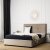 Кровать Mebel Elit ANDRE 140x200 см Бежевый ME.ANDRE/140/BZ/V/LOZ
