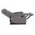 Крісло м'яке розкладне з реклайнером Mebel Elit KOBE 2 Сірий ME.KOBE/P/T/FW фото - 6