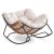 Кресло-качалка мягкое Mebel Elit ELTON Бежевый ME.ELTON/BZ/T/FW