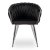 Обідній стілець Mebel Elit SORELLA Welur Чорний ME.SORELLA/CZ/CH/V/K фото - 2
