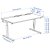 IKEA Письмовий стіл MITTZON Дуб (ИКЕА МИЦОН) 29526097 фото - 6