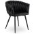 Обеденный стул Mebel Elit ELENA Welur Черный ME.ELENA/CZ/V/K