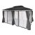 Садова альтанка з москітною сіткою Garden Line 4x3 м Темно-сірий TUN0389