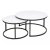 Комплект журнальних столів Signal FERRANTE Ceramic Marmur 2 шт Білий FERRANTECBC фото - 4
