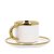 Чашка с блюдцем Homla SINNES 200 мл Белый 200460 фото - 4