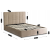 Кровать Mebel Elit PANAMA 140х200 см Бежевый ME.PANAMA/140/BZ/V/LOZZPOJ фото - 10