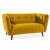 Диван Signal Castello 2 Velvet | Карри / Венге (Bluvel 68) CASTELLO2V68
