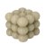 Свічка Homla BUBBLE 10x10см | Бежевий 208226 фото - 2