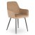 Обідній стілець Mebel Elit BRESSO Welur Бежевий ME.BRESSO/BZ/CZ/V/K