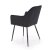 Обеденный стул Halmar K558 Черный V-CH-K/558-KR-CZARNY фото - 3