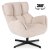 Крісло м'яке поворотне Mebel Elit REAL Кремовий ME.REAL/KR/CZ/T/FW