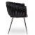 Обідній стілець Mebel Elit SORELLA Welur Чорний ME.SORELLA/CZ/CH/V/K фото - 3