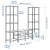 IKEA Стеллаж VITTSJO Черный (ИКЕА ВИТШО) 99294560 фото - 4
