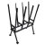 Козли для розпилювання дров Garden Line 77x50x105 см Чорний REA0286
